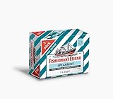 Fisherman's Friend Spearmint, 3er Vorratsbox, grüne Minze und Menthol Geschmack, zuckerfrei & vegan, Bonbons für frischen Atem, 3 x 25g