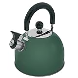 Milestone Camping 24869 2L Flötenkessel Flötenkessel / Ausgießer und hitzebeständiger Klappgriff / Camping, Angeln, Werkstätten und Garagen