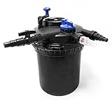 SunSun CPF-10000 Druckteichfilter 10.000 l/h / 11 W UVC Einheit, Teichdruckfilter für Teiche bis 12.000 Liter, Teichklärer, Filteranlage