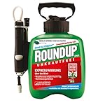 Roundup Unkrautfrei Express Fertigmischung, 2,5 L im Drucksprüher zur Bekämpfung von Unkräutern und Gräsern im Garten