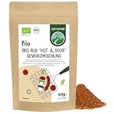 BBQ Rub BIO Hot & Sour 50g von Alpi Nature, bio BBQ Gewürz, BBQ Gewürzmischung bio, Steak Gewürz, Barbecue Rub, Steak Rub, Fleisch Gewürzmischung, Marinade für Fleisch