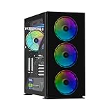 YEYIAN Gaming PC VR Esports AI Intel Core Ultra 7 265KF 20 Cores @ 5,5 GHz | Nvidia GeForce RTX 4070 Super 12 GB OC | 32 GB DDR5 6000 MHz RGB | 2 TB SSD Gen 4 | WiFi 6 + BT 5.3 | LAN 2,5 Go | Win 11