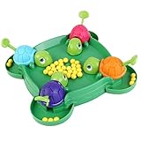 Hungry Tortoise Game – Schnapp dir das Schildkröten-Brettspiel | Quick Reflexes Schildkrötenfütterungsbrettspiel | Grünes Tischspiel für Kinder, Familienspielzeug, Lernspielzeug für Kinder, Vorschulsp