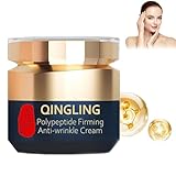 QingLing Polypeptide Straffende Anti-Falten-Creme, Polypeptide Straffende Ganzgesichtscreme, Qinglin Gesichtscreme, Qingling Faltenentfernungscreme, Für Alle Hauttypen (1 Stk)