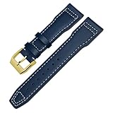 Echtes Leder -Uhrband für XVIII Pilotu2019s Uhr 20mm 21 mm 22 mm Stütze