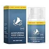 Nahrhafte Und Feuchtigkeitsspendende Fußcreme, Trockene Fußhautlotion, E-Xfoliating Feet Creme, Mit Tiefen Feuchtigkeitsformel, Tote Hautentfernung, 4,3 X 4,3 X 9,9 Cm, Für Sportler, Senioren, Frauen,