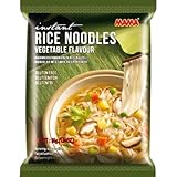 Mama Instantreisnudeln Gemüse – Glutenfreie Instantreisnudeln orientalischer Art – Authentisch thailändisch kochen – 24 x 55 g