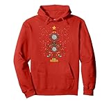 Darts Dartscheibe Weihnachtsbaum Xmas Pullover Hoodie