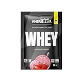 #HIRO.LAB Instant Whey Protein - 30g - Molkenproteinkonzentrat – WPC - 21g Protein pro Portion - Keine Verdauungsprobleme - Hervorragende Löslichkeit (30g, Strawberry)