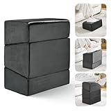 Fußstütze für unter den Schreibtisch im Büro, höhenverstellbare Fußbank für Bürostuhl & Gaming-Stuhl, ergonomische Fußkissen-Schreibtischfußhocker mit waschbarer Hülle für Zuhause, Fußstützenkissen