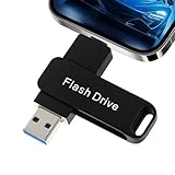 Poxfun USB C Stick 512GB OTG USB Stick 3.0 Metall USB-C Stick Dual 2-in-1 Speicherstick Portable Typ-C &Typ-A für Smart Phone/Laptop/PC/Android-Handy-Serie