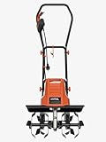 MYTOL 1500W Motorhacke Elektrisch, 45cm Arbeitsbreite, 22cm Arbeitstiefe, Leichtgewichts-gartenfräse mit 6×4 Robuste Stahlzinken, Klappbarer Griff, Doppelter Sicherheitsknopf, Überhitzungsschutz