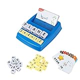 NAMOARLY 1 Satz Englische Spiele Wörter Lernen Spielzeug Mathe-Spielzeug Lernen Kinder lernspiel Spielzeug für Kinder Kid Toys Englische Wortmaschine Wörter lernende Maschine Plastik Blue