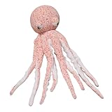 LCEDHZOC Niedlicher Oktopus Kuscheltier, Süßes Plüsch Weiches Oktopus Plüsch Kissen Geschenk for Kinder Jungen Mädchen Heimdekoration(Pink,60CM/23.6IN)