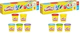 Play-Doh 5er-Pack Schulspaß Set, 85g-Dosen, Vorschulspielzeug für Kinder ab 2 Jahren, Schulpreise, Spielknete, zum Kneten & Spielen (Packung mit 2)