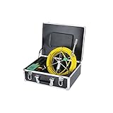 Rohrdetektor, 17,8 cm (7 Zoll), 1000 TVL, Videokamera, Inspektionskamera für industrielle Rohrleitungen, wasserdicht, IP68, 20 m (40 m)