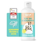 Green Hero Flohshampoo und Zeckenshampoo für Hund & Katze 250 ml | Schützt vor Flöhen, Zecken, Milben, Läusen | Hundeshampoo & Katzenshampoo ohne Silikone, Parabene & Mikroplastik