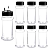 FZSECRIU 7 Stück gewürzgläser，gewürzstreuer，gewürz organizer，gewürzbehälter，gewürzdosen，spice jarsgewürzglas