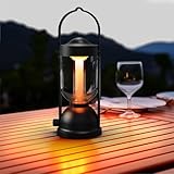 Campinglicht wiederaufladbar, 2000mAh Campinglaterne, superhelle wiederaufladbare Campinglampe mit Haken, kabellose dimmbare Zeltleuchten für Stromausfälle, Notfall, Wandern