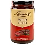Wild Fond 400 ml im Glas auf Basis von Rind- und Wildbouillon als Geschmacksboost für herzhafte Fleischgerichte und feine Saucen - Basis für Suppen und Saucen