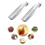 ZARRS Tea Strainers, 2er Set - Premium Edelstahl Teesieb & Infuser | Teezange für Loose Leaf Tee, Teezubehör | Einfach zu Bedienen & Vielseitig Einsetzbar