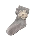 MNSWR Blickdichte Strumpfhose,Thermo Jeans Mädchen Thermoleggings Baby Strumpfhose Kinder Hautfarben Leggings Mit Fleece Strumpfhose Mit Antirutsch Sohle Baby Stocking Winter Termoleggins,Stoppersocke