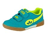 Lico Unisex Kinder Bernie V Hallenschuhe, Petrol Lemon, 35 EU
