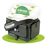 Zite Fishing Angeltasche mit Boxen 35cm [4 Tackle-Boxen inkl.] Angelkoffer Forellen Angel Taschen mit Boxen, System Bag Umhängetasche, Angeltaschen Angler Tasche, Angeltasche für Zubehör Angeln Tasche