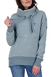 Alife and Kickin Damen SunshineAK B Sweatshirt Damensweatshirt Pullover mit Stehkragen Sweater XS-XXL, Pacific Melange, L