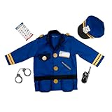 Melissa & Doug - Polizei-Kostüm, 6-teilig, Für Rollenspiele, Für Kinder ab 3 Jahren