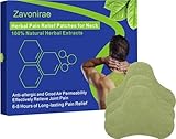 Pain Reliefe Patch, 60 Stück Schmerzlinderung Patch Wärmepflaster, Kräuter Rücke Nackenschmerz Pflaster, Schnell wirkende, langanhaltende natürliche Schmerzlinderung Für Rücken Nacken und Schulter