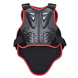PELLOR Motorrad Westen, Schutzausrüstung Radfahren Motorrad Weste Skifahren Reiten Skateboarding Brust Rücken Beschützer für Outdoor Sportarten, Sportwettkämpfe