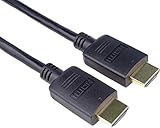 PremiumCord 4K High Speed ​​HDMI 2.0b Kabel M/M 18Gbps mit Ethernet, Kompatibel mit Video 4K@60Hz, Deep Color, 3D, ARC, HDR, Dolby TrueHD, vergoldete Anschlüsse, schwarz, 3 m