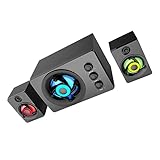 UKCOCO 2.1-Kanal-Stereo-regallautsprecher Mit Holzhohlraum-bass Für Tv-soundbar