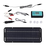 Externe Batterie Solar Ladegerät Solarausgänge Power Bank Schnellladung Solarpanel Autobatterie Ladegerät, Solar-Ladegerät für Autobatterie
