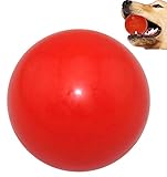 Strapazierfähige Hundebälle für aggressives Kauen und Training, robuster, unzerstörbarer Spielzeugball zum Kauen für Hunde，Hüpfball aus massivem Gummi aus reinem Naturkautschuk,Sicher und ungiftig