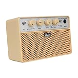 JISADER Reise E Gitarrenbass, Saubere Und Übungseffekte mit Kopfhöreranschluss, 10 W Minibass für Die Übungsbühne