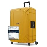 REDOLZ Hartschalen Check-in Koffer ohne Reißverschluss | 3-Punkt-Verschluss-System | Großer XL Trolley 53 x 28 x 75 cm aus hochwertigem Polypropylen Material | 4-Rollen & TSA-Schloss (Essentials 15)