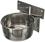 Nobby Edelstahlnapf zum Einhängen mittel, Ø 12,5 cm, 0,60 ltr., Silber