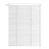 LRYELWA Aluminium Jalousie,mit Klemmträgern,Jalousette Ohne Bohren Sichtschutz Blendschutz Lichtschutz Sonnenschutz für Fenster,Türen,Haus,Büro,Badezimmer,Schlafzimmer,Küche,Weiß (75cm x 170cm)