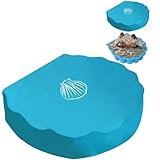 Sandmuschel Abdeckung, 100 X 15cm Sandkasten Abdeckung, Wasserdicht Staubdichte Sandkastenplane, Sandmuschel Mit Deckel, Passend Für Sandmuschel XXL Und Bademuschel