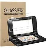 MEMELOKA Schutzfolie für Nintendo 3DS LL/3DS XLL, 2+2 Stück [Hohe Empfindlichkeit][Anti-Bläschen][Anti-Fingerabdruck] 9H Härte Anti-Kratzen Gehärtetes Glas Displayschutz