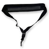 Nackengurt für Saxophon (extra weich gepolstert) - für Alt- / Tenorsaxophon - Universal Soundman Saxophongurt Gurt Tragegurt für Saxophon - Weiche Polsterung + Extrerm stabiler Karabiner