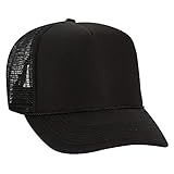 Otto Trucker-Mütze mit 5 Paneelen, Polyester-Schaumstoff - Schwarz - Einheitsgröße