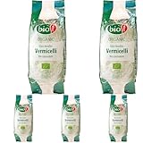 Bioasia Bio Glasnudeln – Lange Glasnudeln aus Bio Erbsenstärke – Von Natur aus vegan und glutenfrei – 1 x 100 g (Packung mit 5)