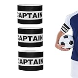 flintronic 3PCS Kapitänsband, Kapitän Armbinde, Gummielastische Armbinde, Spielführerbinde für Fußball und Rugby, Captains Armband, für für Erwachsene und Jugendliche