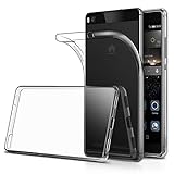Verco Handyhülle für Huawei P8 Case, Handy Cover für P8 Hülle Transparent Dünn Klar Silikon, durchsichtig