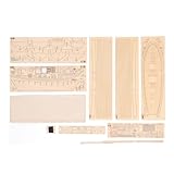Srliya Miniatur-Segelboot-Modell, 1:130, Holz-Segelboot-Bausatz, Intelligenzentwicklung, DIY, Wissenschaftliches Antikes Schiffsmodell, Bausatz für Teenager und Erwachsene