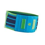 Bauerfeind, 1 Unisex Rücken-Sportbandage, Für Ball- und Rückschlagsportarten, Leichtathletik, Schutz vor Überlastungen, Silikonpad, Gr. M, Rivera, 11489441260012