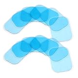 VILLCASE Tragbare Hydrogel Pads Bauchmuskelstimulator 6x4cm Antiallergische Gelkissen für Muskelstimulation Dünne Bauchgurt Ersatzpads für Fitness und Rehabilitation 50 Stück